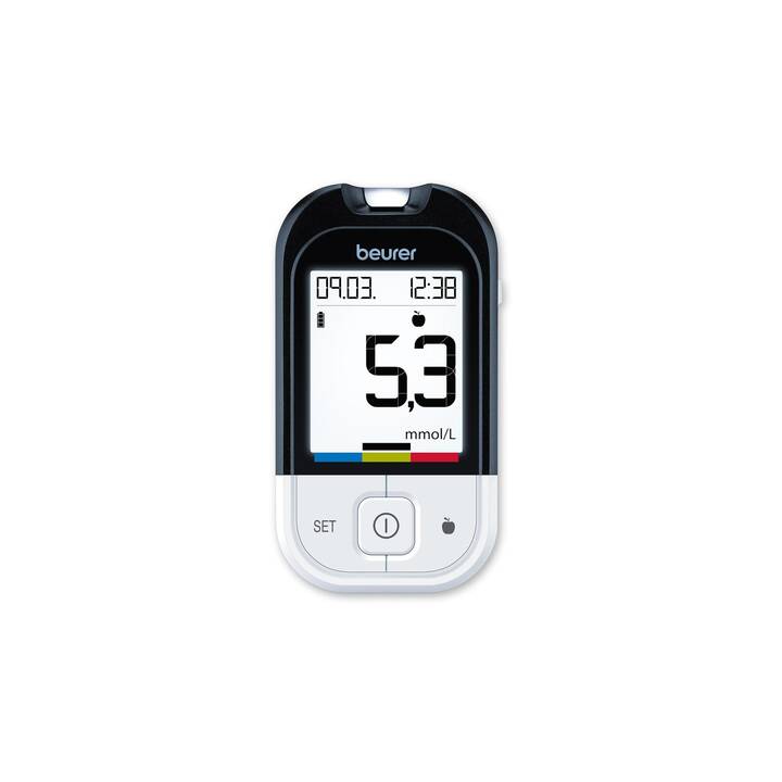 Beurer GL 48 Blutzuckermessgerät mmol/L weiss