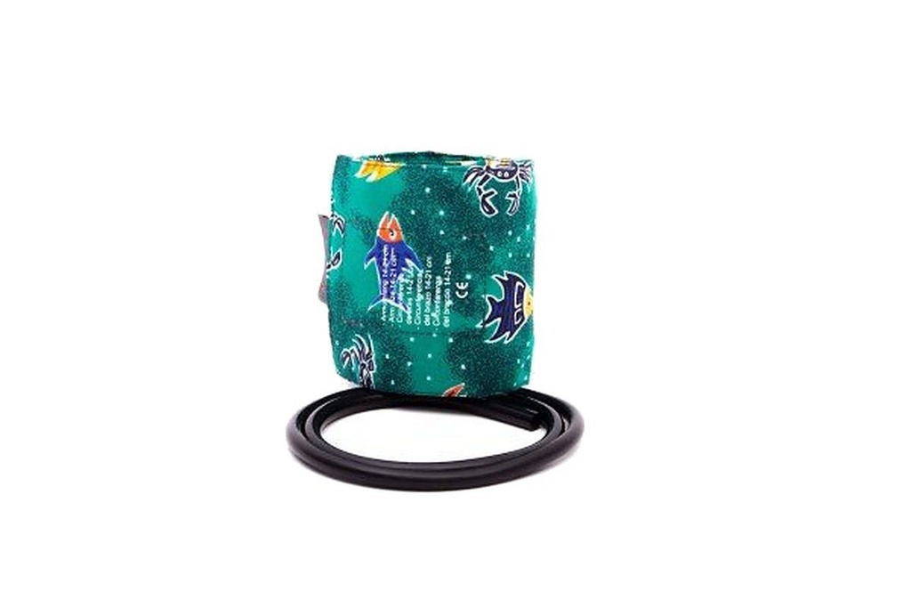boso Blutdruckmanschetten Doppel-Schlauch Klettmanschette für Kleinkinder, 8-13cm. Farbe: bunt