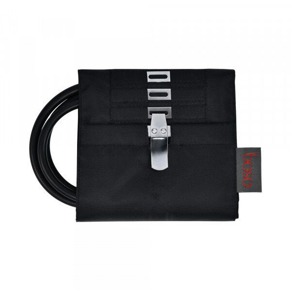 boso Blutdruckmanschetten 2-Schlauch Hakenmanschette für Erwachsene, 22-32cm, Farbe: schwarz