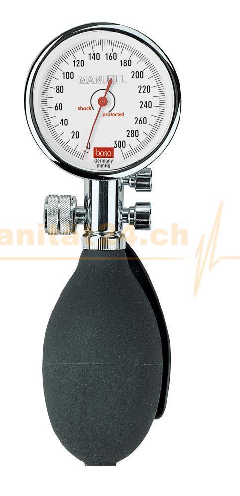 boso manuell Blutdruckmessgerät mit Hackenmanschette - Starke Arme - ⌀6cm
