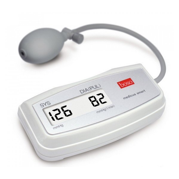 boso medicus smart Blutdruckmessgerät Halbautomat - beso medicus smart mit Zugbügel-Klettmanschette