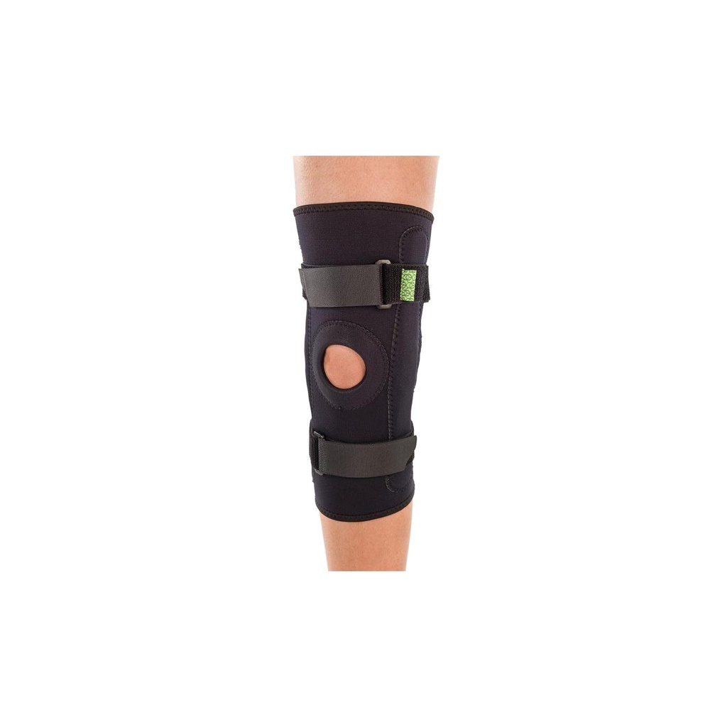 Kniebandage mit seitlichen Gelenkschienen - M