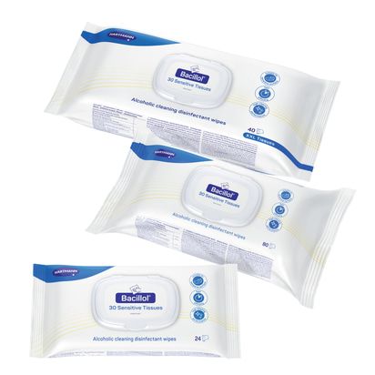 Bacillol 30 Sensitive Tissues Flächen-Desinfektionstücher, 24 Stück