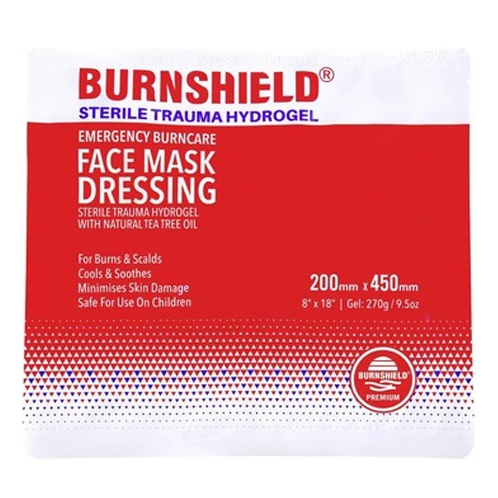 Brandwunden Gesichtsmaske