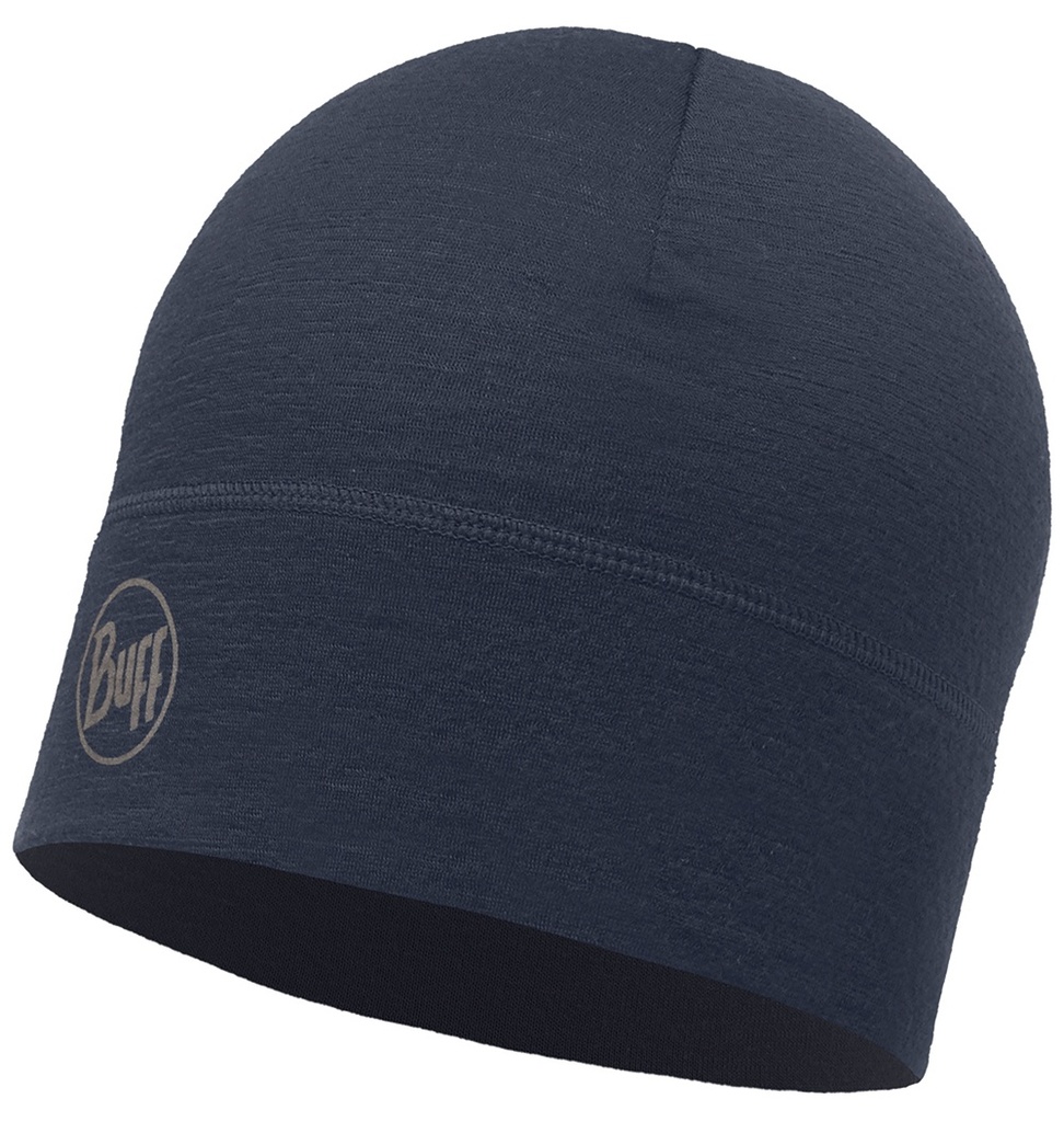 Buff Mütze Leicht Merino - navyblau