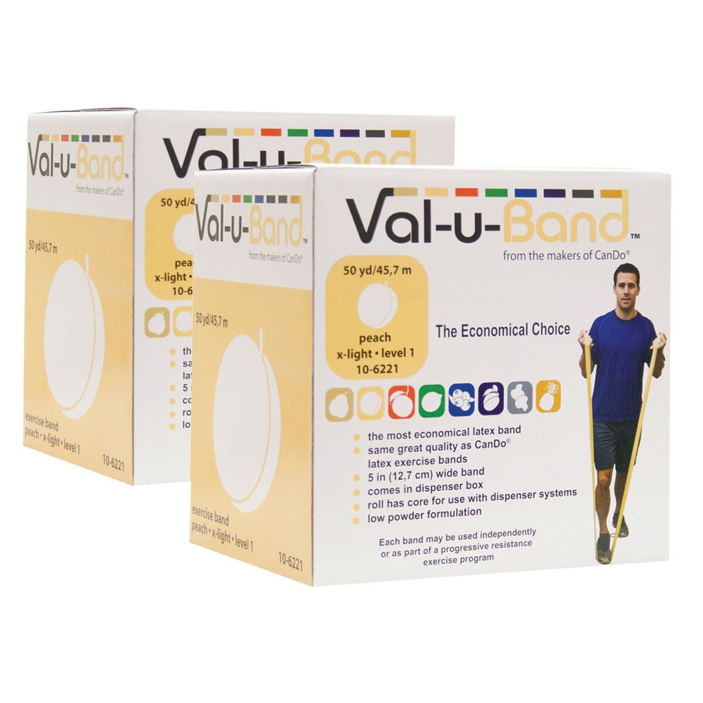Übungs-/Fitnessband (besonders wenig Pulver) Set 2x45m, sehr leicht