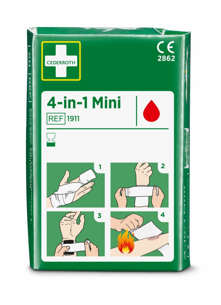 Cederroth 4 in 1 Wundverband mini (Blutstiller) Refil