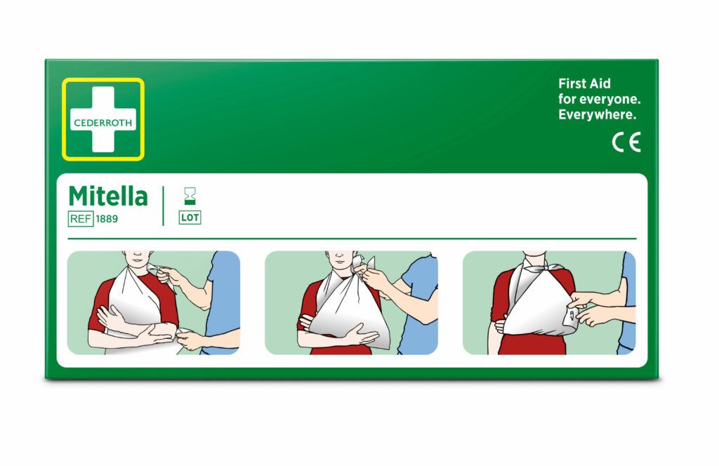 Cederroth Mitella, Dreiecktuch-Set