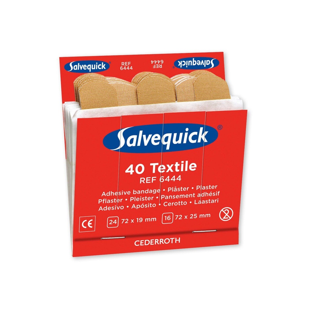 6444 Salvequick Textil Pflaster, 40Stk