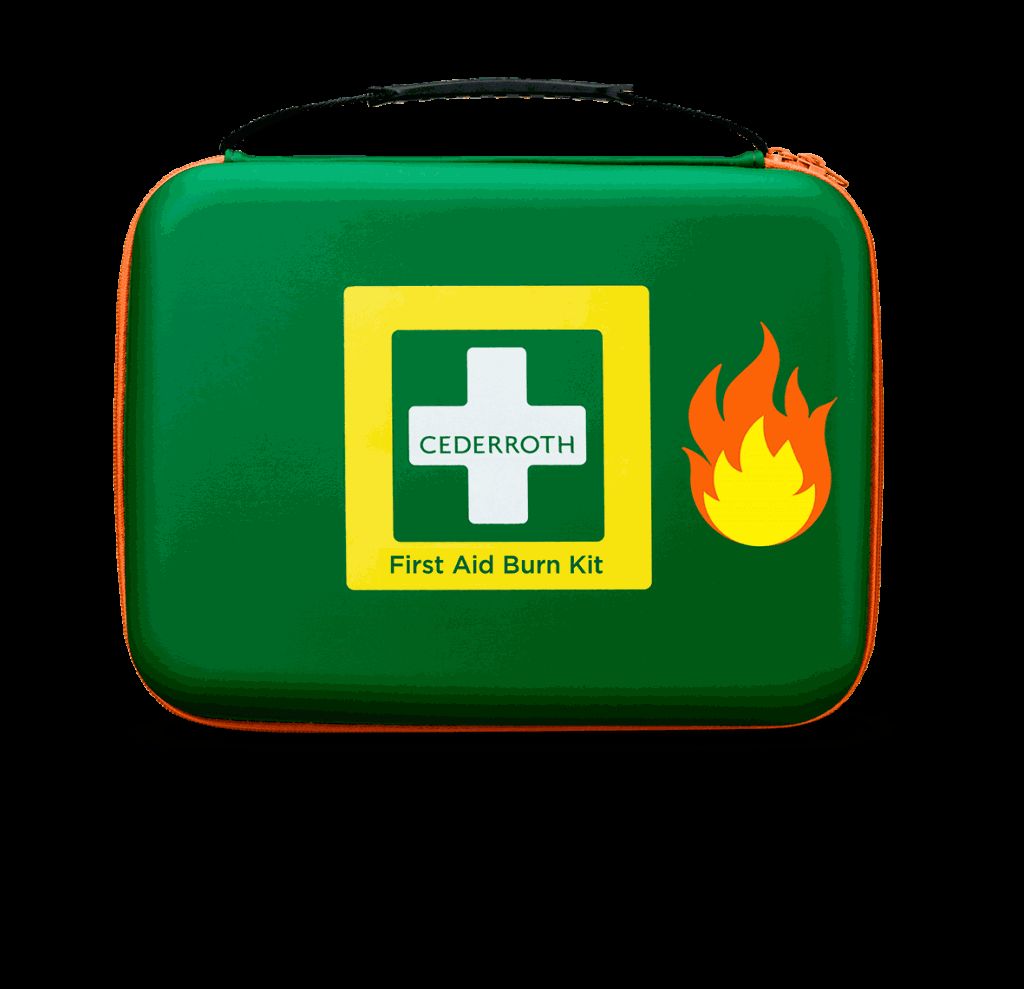 Cederroth First Aid Burn Kit, gefüllt, grün