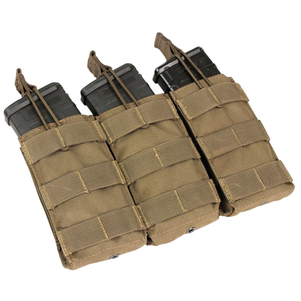 Magazintasche Condor Open Top Triple M4 - coyote