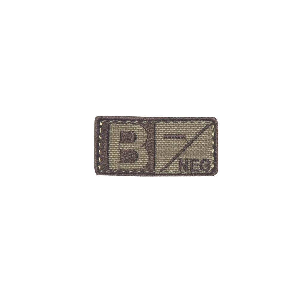 Condor Blutgruppenpatch - coyote/braun - B negativ