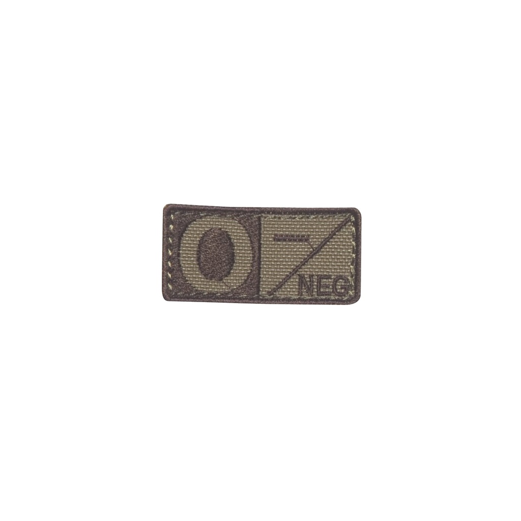 Condor Blutgruppenpatch - coyote/braun - 0 negativ