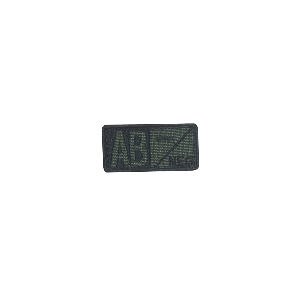 Condor Blutgruppenpatch - schwarz-oliv - B negativ