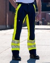 Sanität Einsatzhose Marineblau-Neongelb, EN20471, Kl.1 - 56W