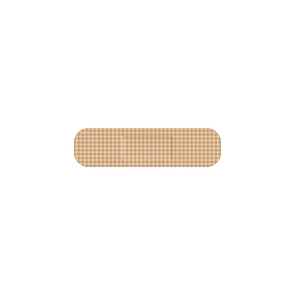 Elastische Pflaster, hautfarben 19x72 mm 100Stk