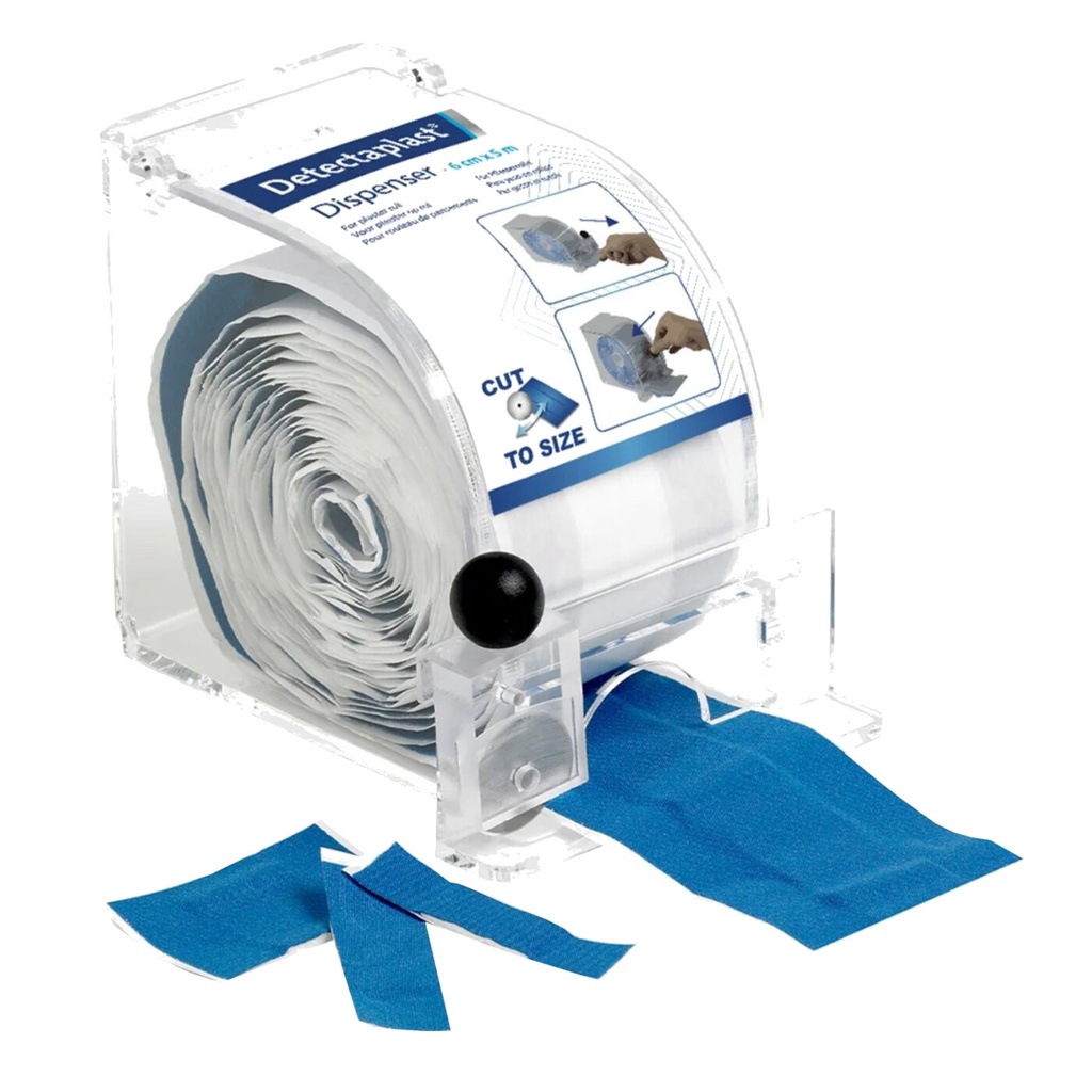 Detectaplast Pflaster-Dispenser gefüllt - mit Rolle Detectaplast Elastic