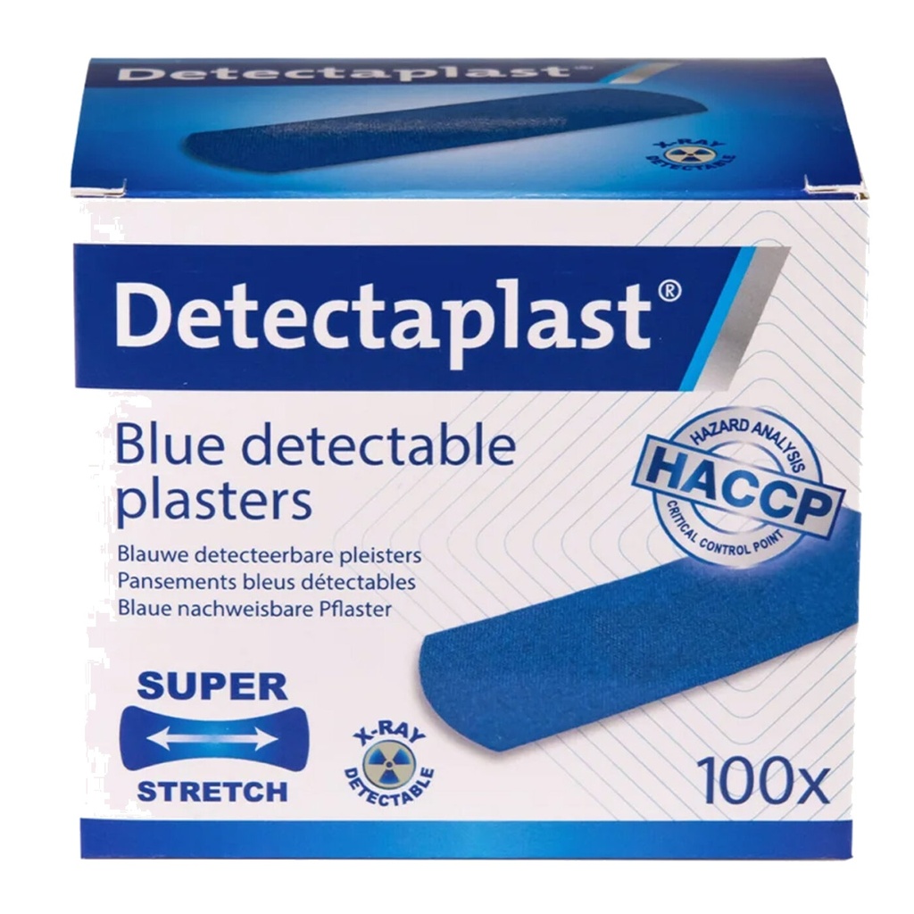 Detectaplast X-Ray Elasticpflaster, Röntgen- und Metalldetektierbar - 7.2cm - 2.5cm