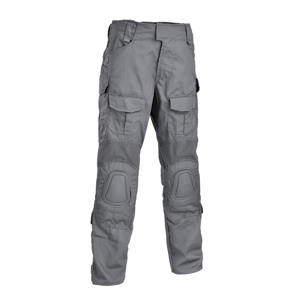 DEFCON5 Gladio Tactical Hose mit Kunststoff-Knieschonern - grau - M