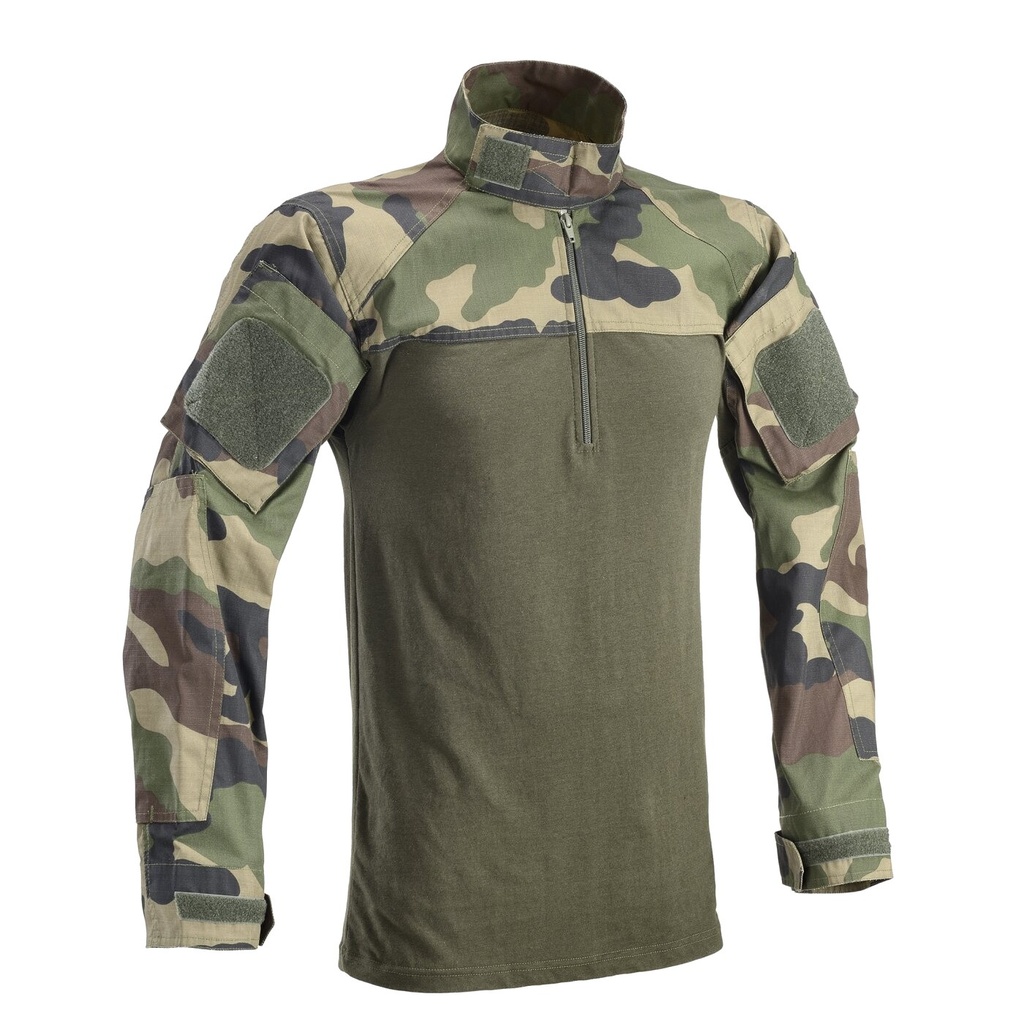 DEFCON5 Cool Combat Shirt aus Baumwolle - IR French Camo - 3XL