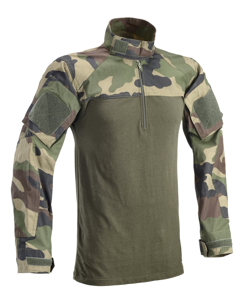 DEFCON5 Cool Combat Shirt aus Baumwolle - IR French Camo - XS