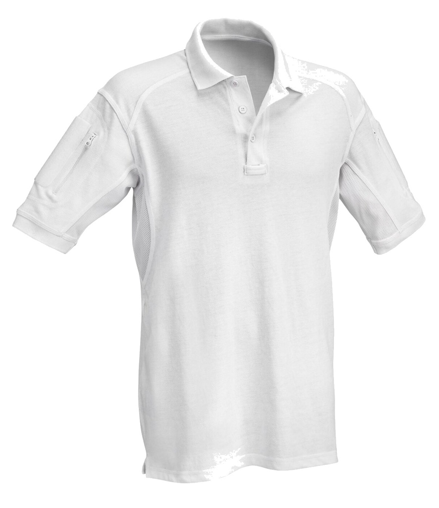 DEFCON5 Taktisches Polo kurzarm mit Taschen - weiss - XXL