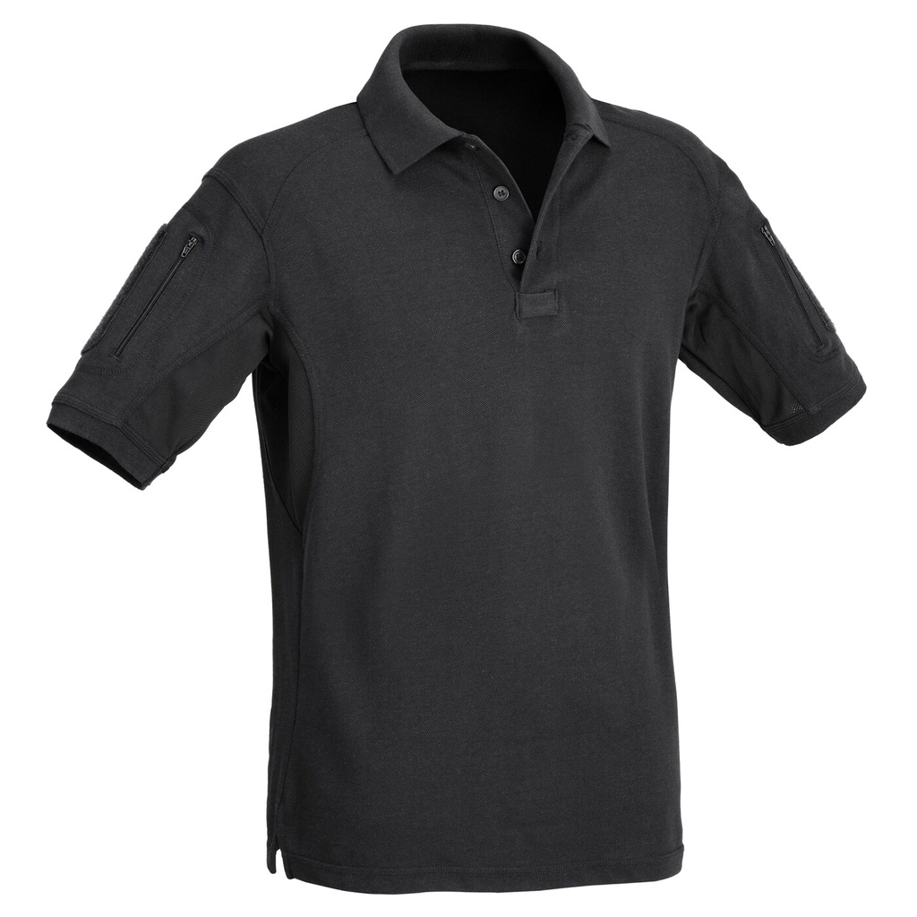 DEFCON5 Taktisches Polo kurzarm mit Taschen - schwarz - L