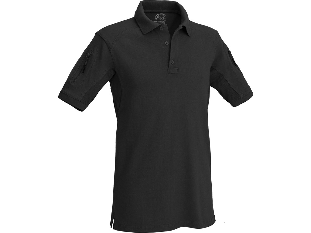 DEFCON5 Taktisches Polo kurzarm mit Taschen - schwarz - XXL