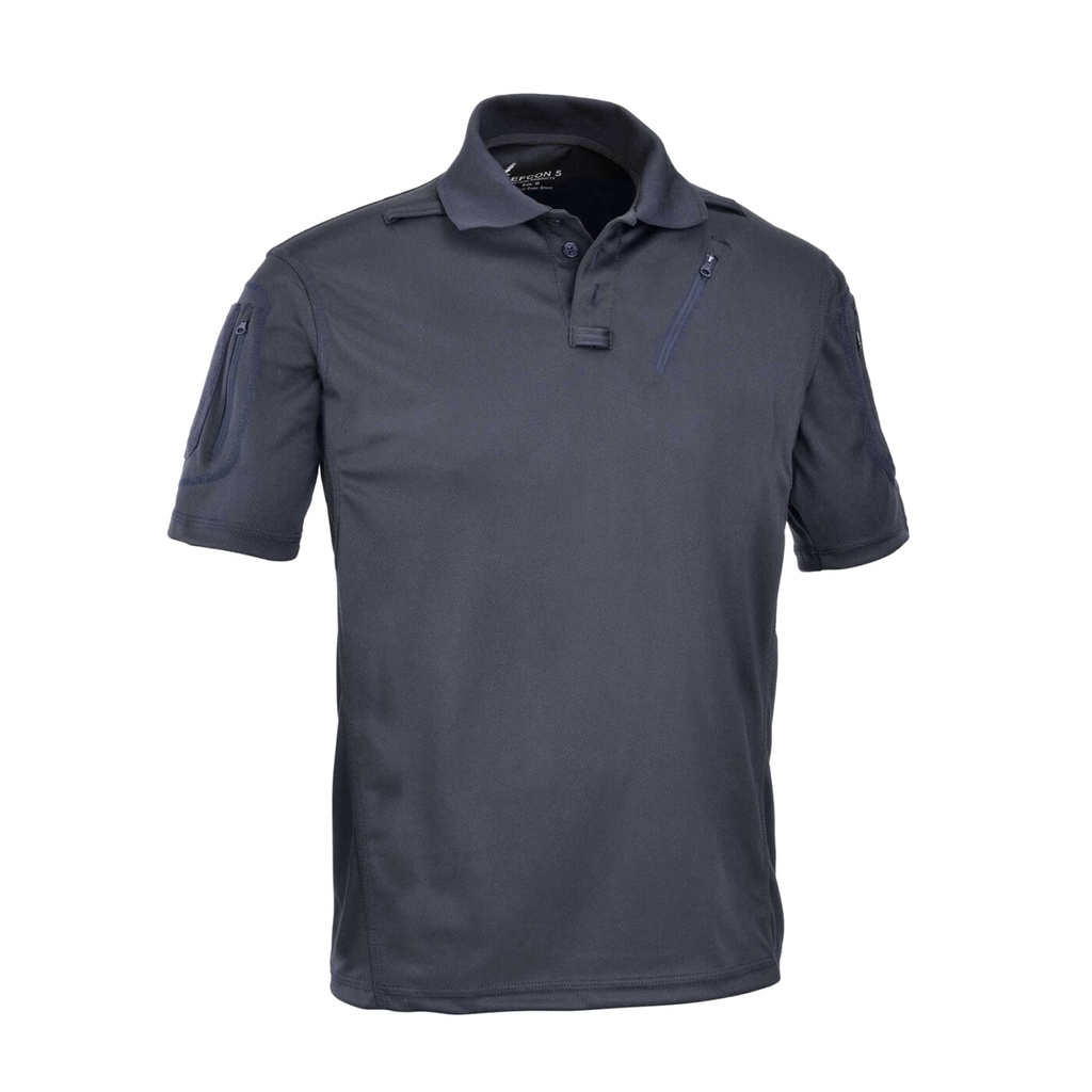 DEFCON5 Advanced Tactical Polo kurzarm mit Taschen aus Polyester Mesh - navyblau - S