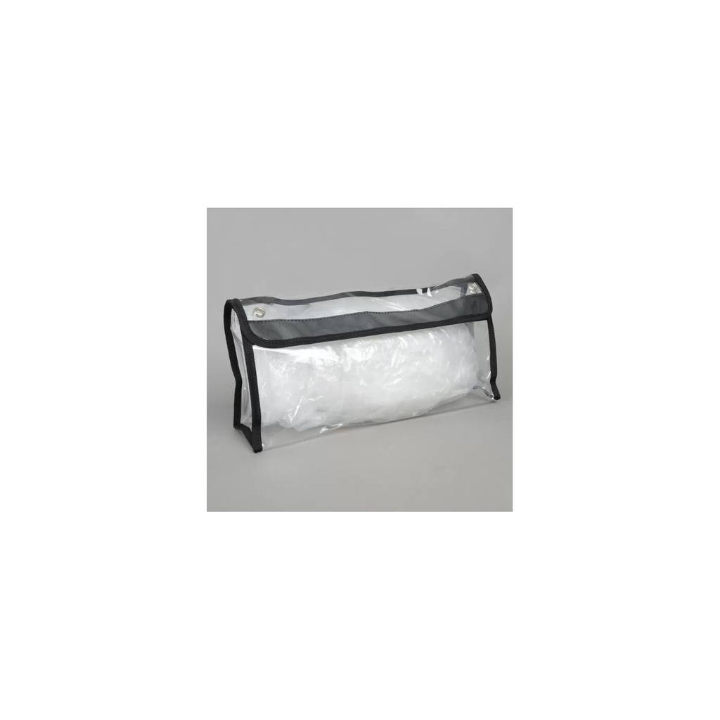 Dimatex transparente Tasche Cristal L - schwarz
