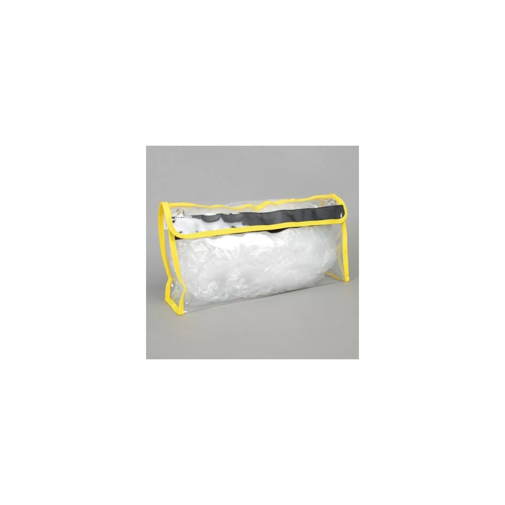 Dimatex transparente Tasche Cristal L - gelb