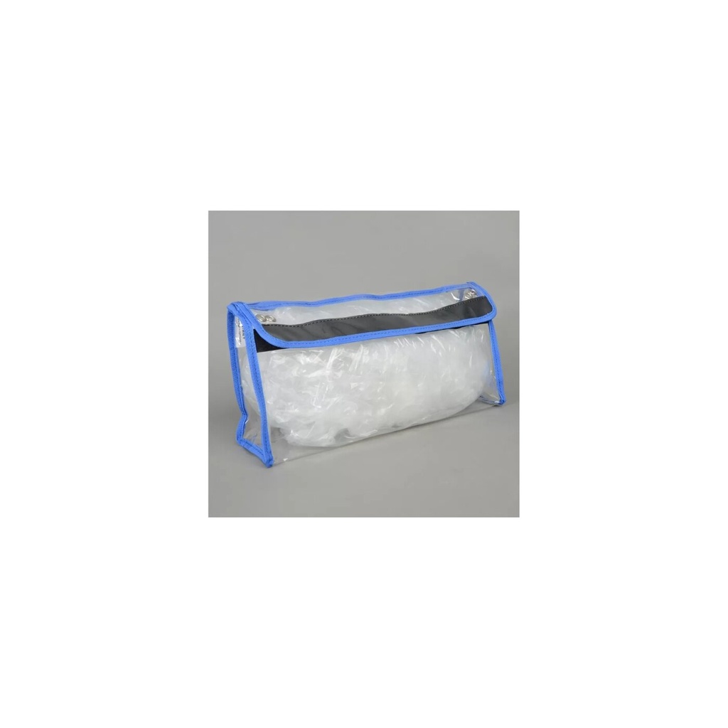 Dimatex transparente Tasche Cristal L - blau