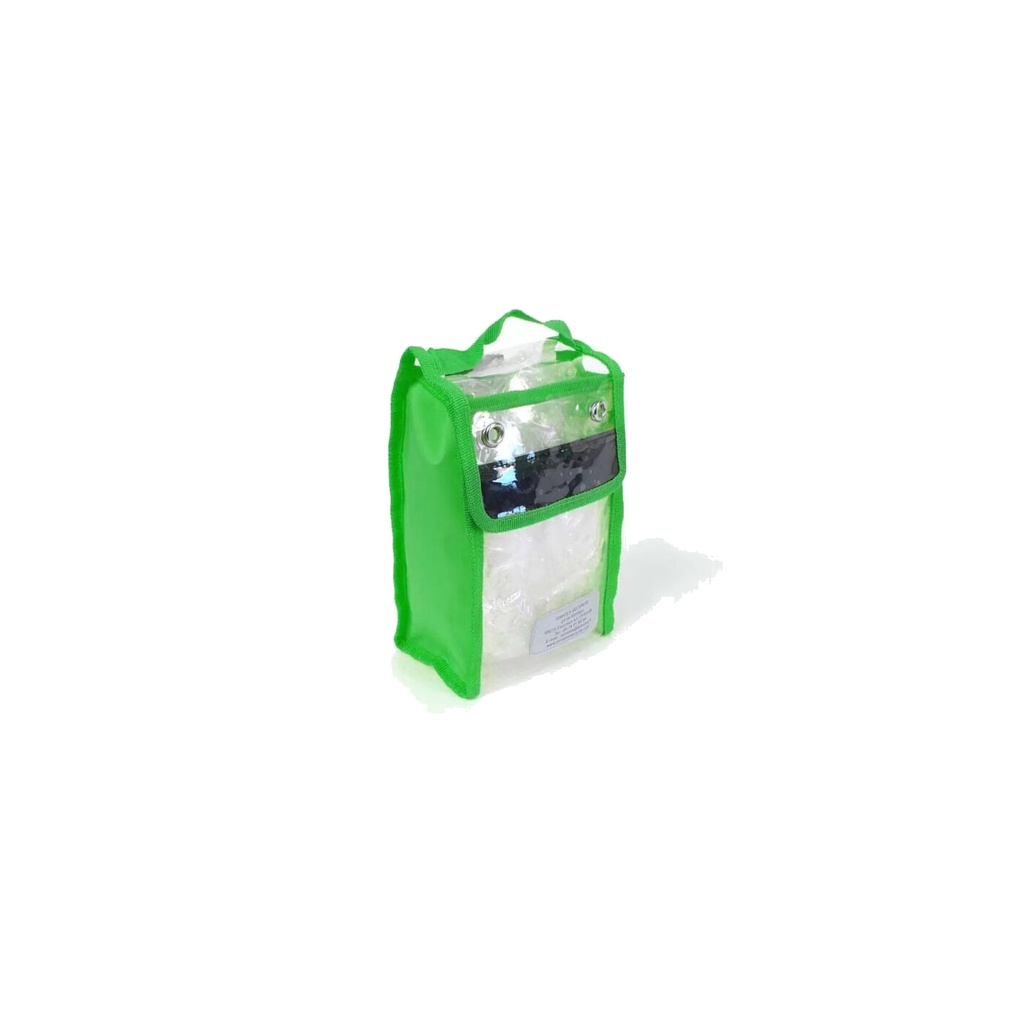 Dimatex transparente Tasche Cristal S - grün