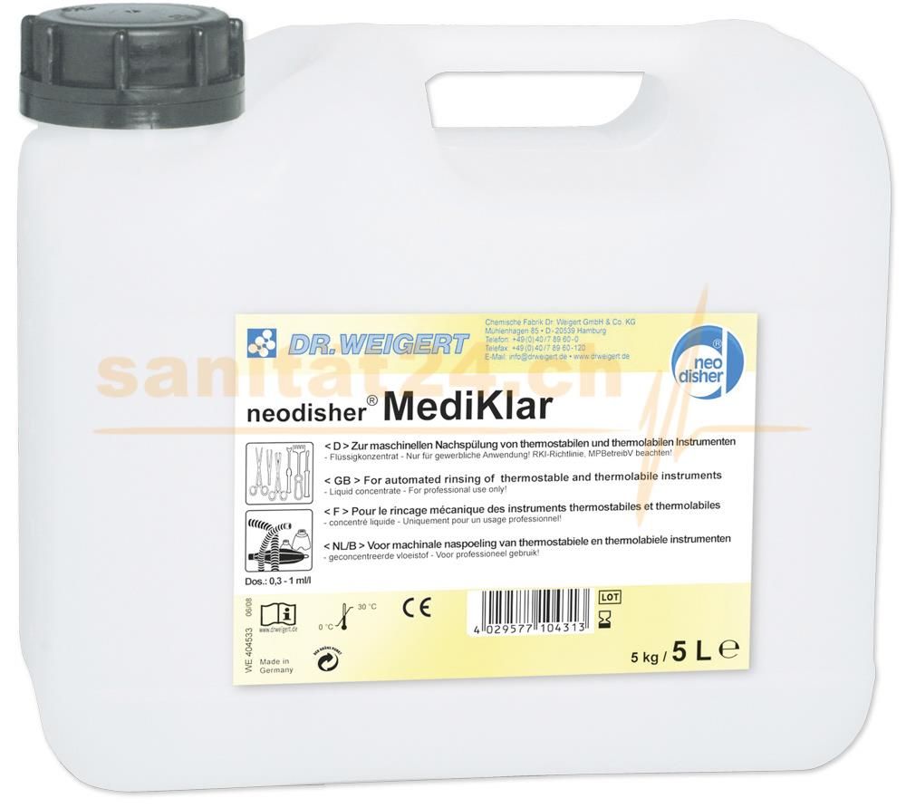 Neodisher MediKlar Nachspülmittel, 5 Liter