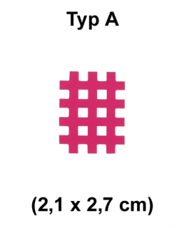 AcuTop Gittertape - S - pink