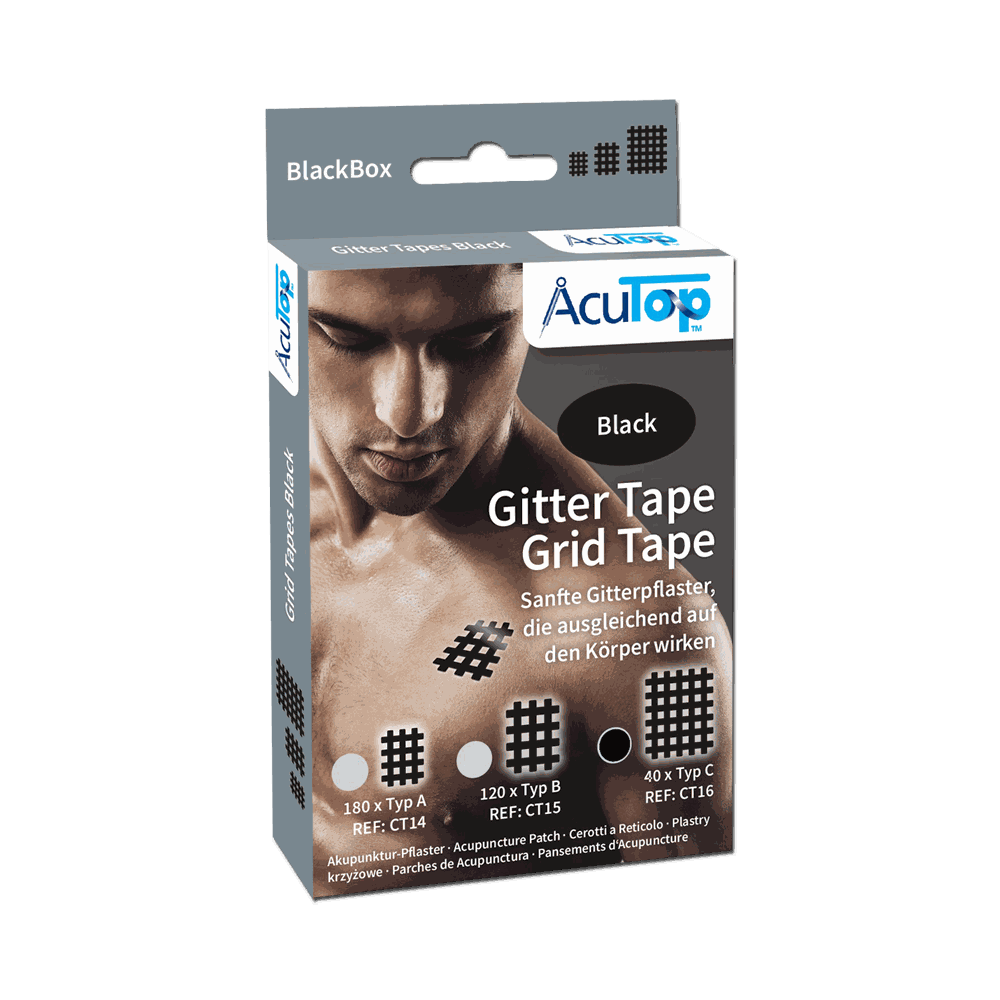 AcuTop Gittertape - L - schwarz