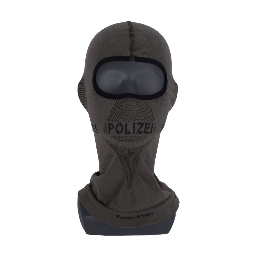 Atmungsaktive Sturmhaube Polizei, steingrauoliv
