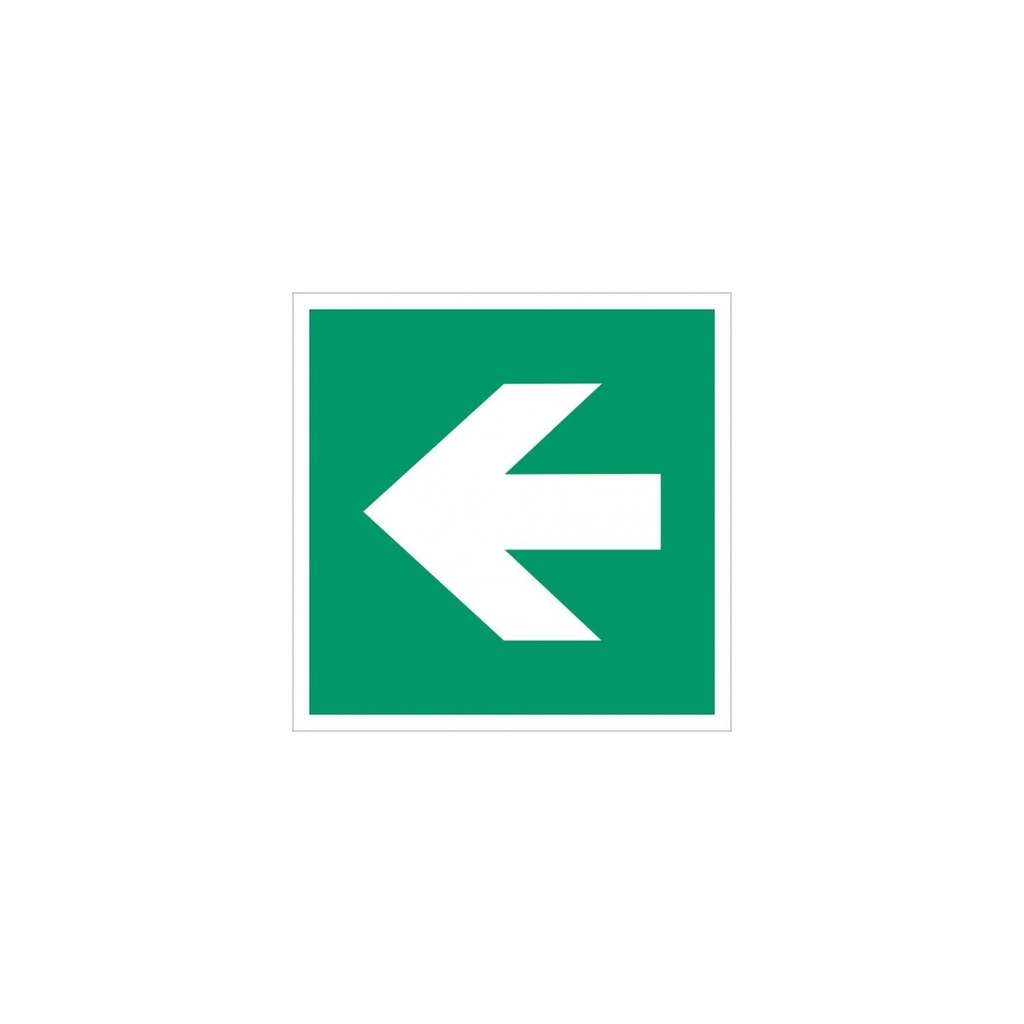 Everglow Rettungszeichen Schild Richtungspfeil gerade - 20m - 20cm