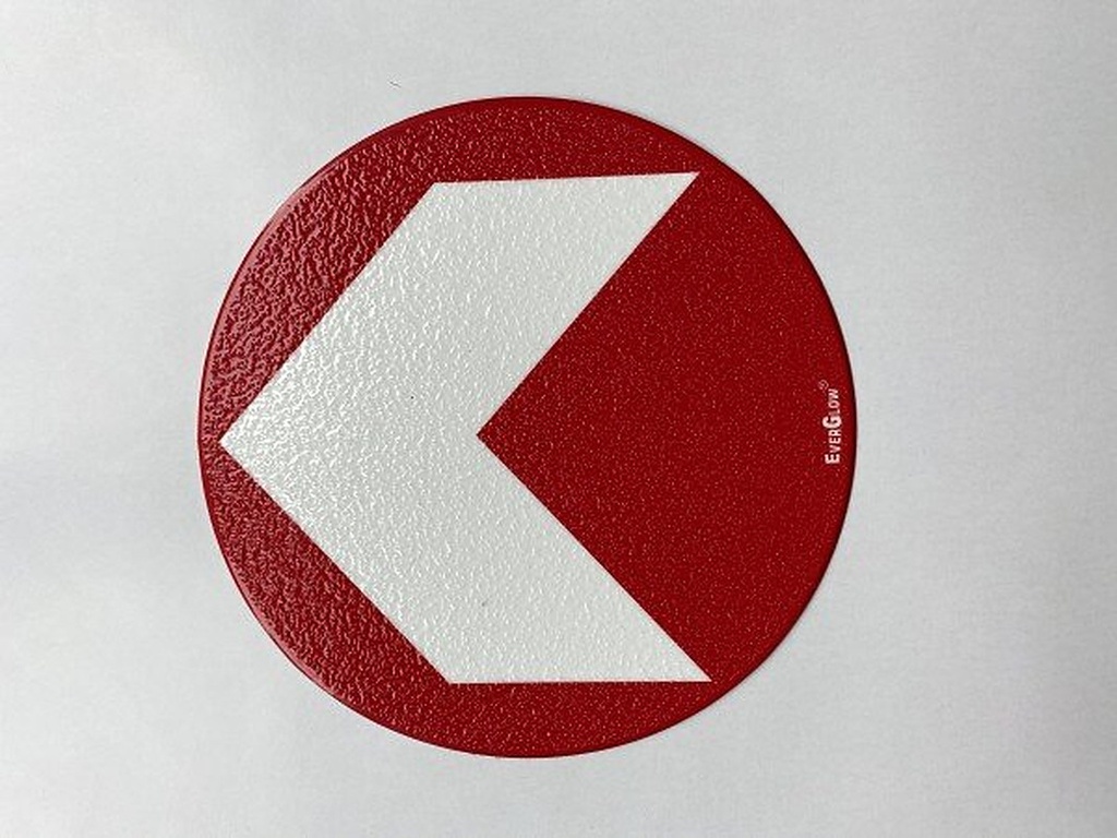 Everglow Bodenmarkierung Ronde Druchmesser 12.5 - rot
