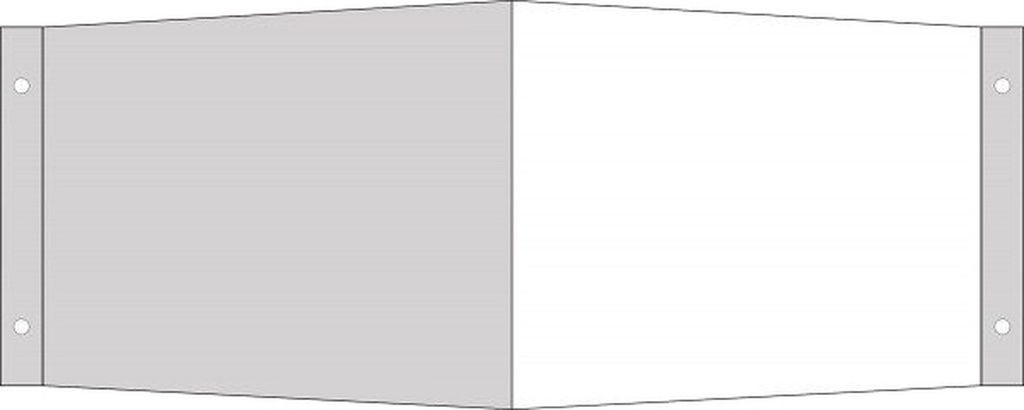 Everglow Rettungszeichen Winkelschild blanko - 30cm - 15cm