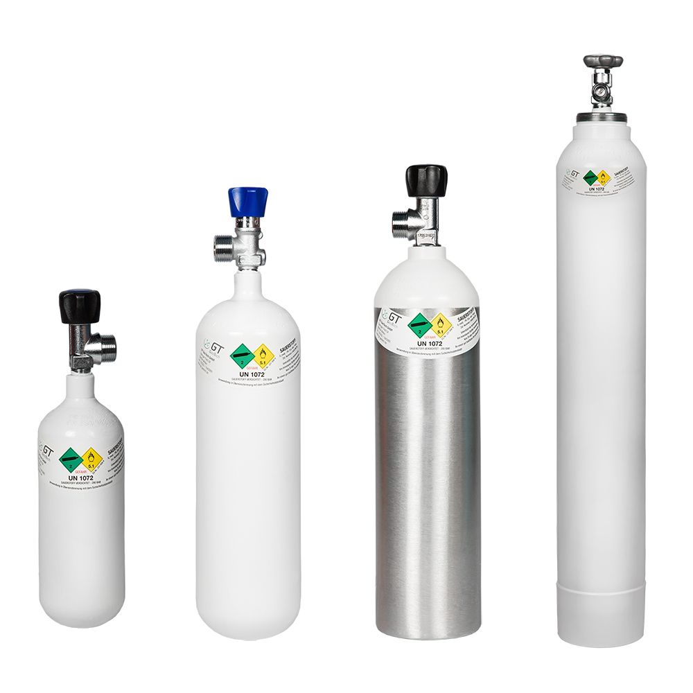 Sauerstoffflasche Stahl - 5L