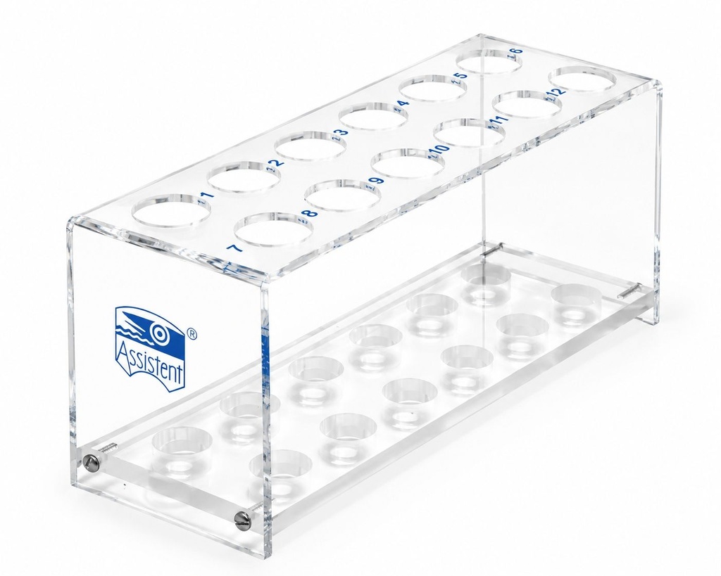 Reagenzglas Ständer - 48.6cm - 60cm - für 12 Gläser