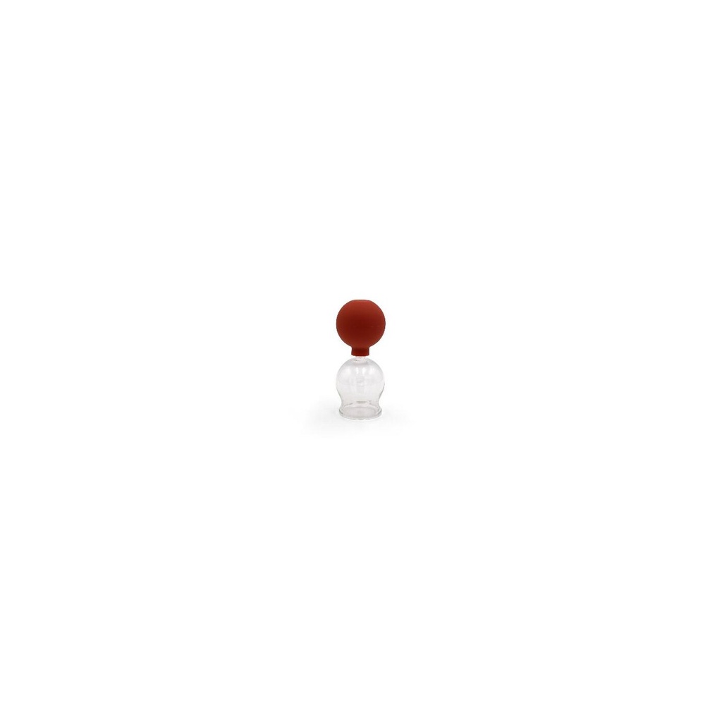 Schröpfglas mit Ball - ⌀4.4cm
