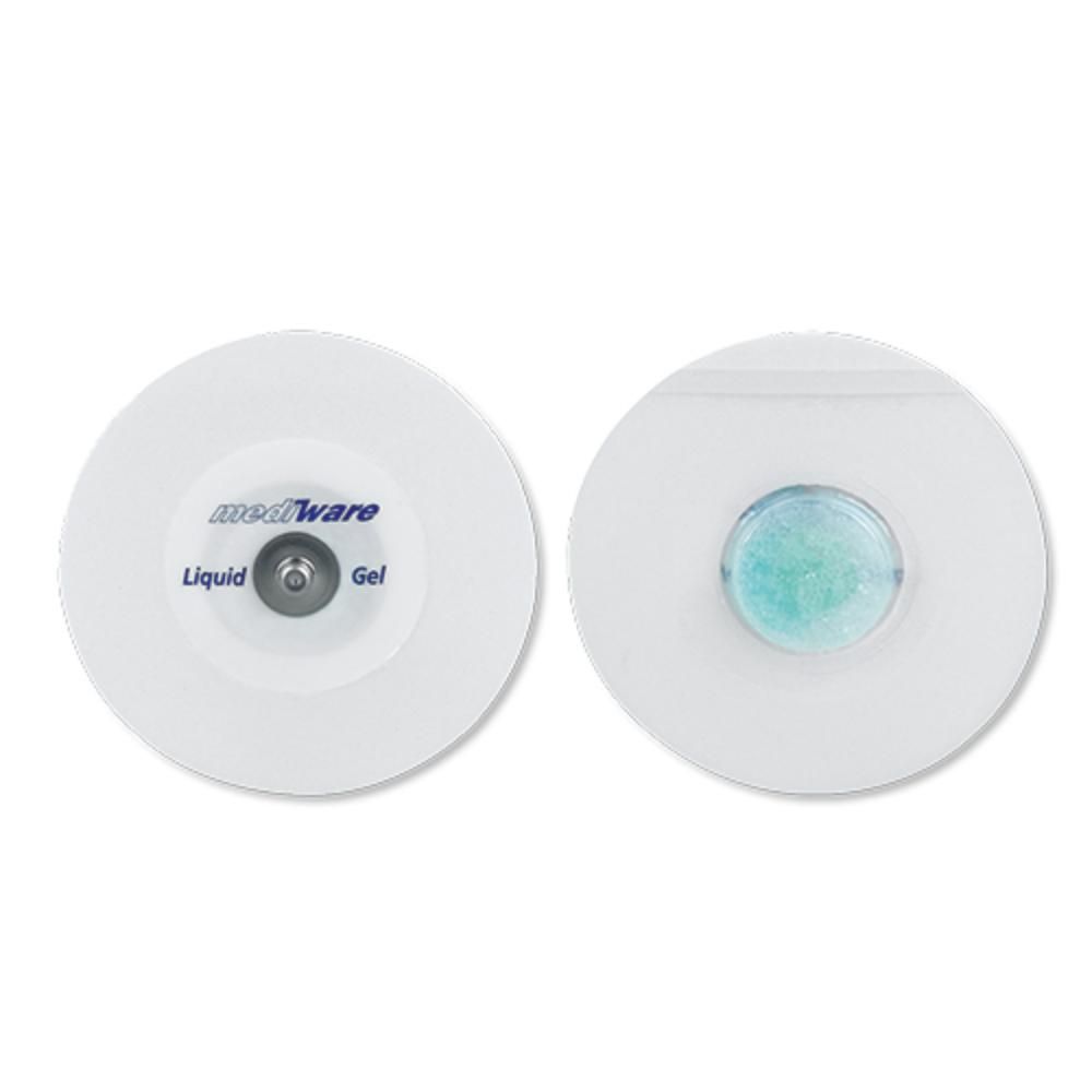 EKG Elektroden Schaumstoff Liquid Gel, 55mm Durchmesser, 30Stk