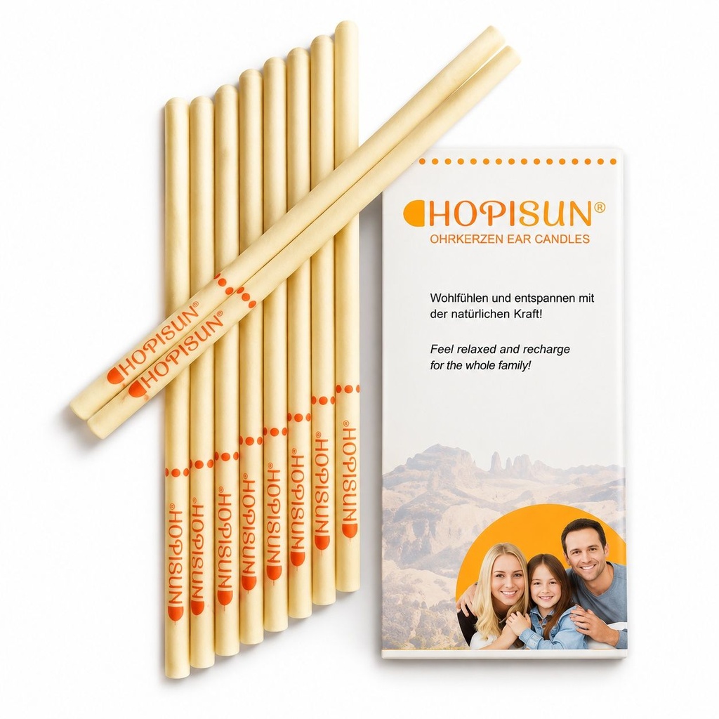 Hopisun konisch Ohrkerzen, 10Stk.