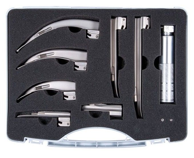 KaWe Laryngoskop Set Erw. & Pädiatrie, 2.5V, Miller & Macintosh C