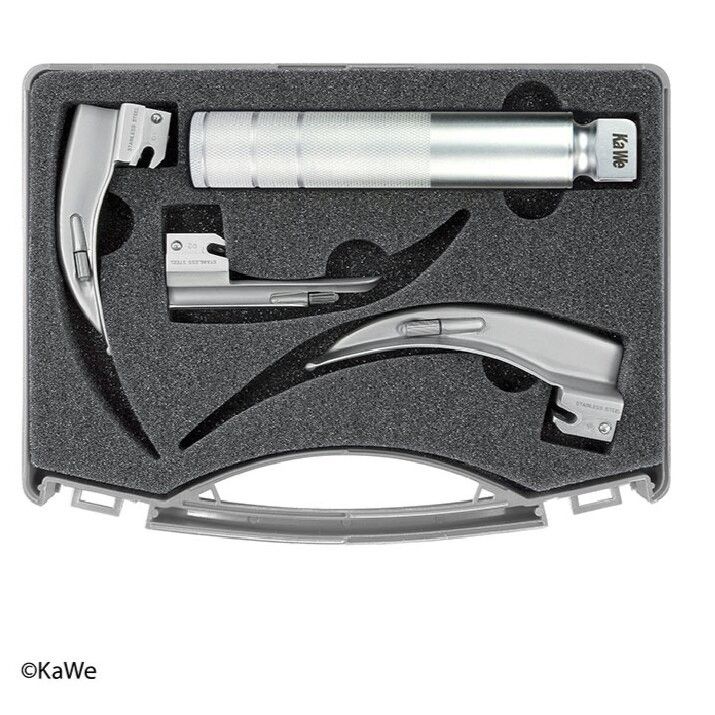KaWe Laryngoskop Set Pädiatrie, 2.5V, Miller & Macintosh C