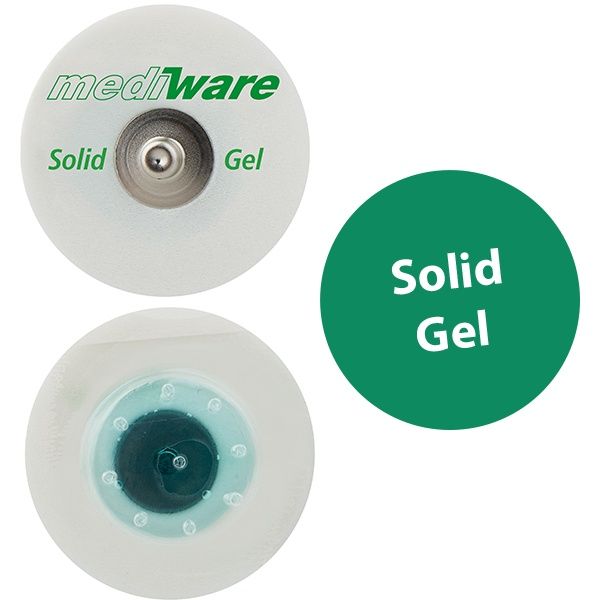 EKG Elektroden Schaumstoff Solid Gel für Kinder, 30mm Durchmesser, 30Stk