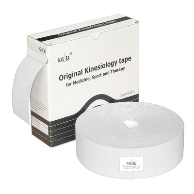 Nasara Kinesiology Tape XXL 5cmx32m - weiss