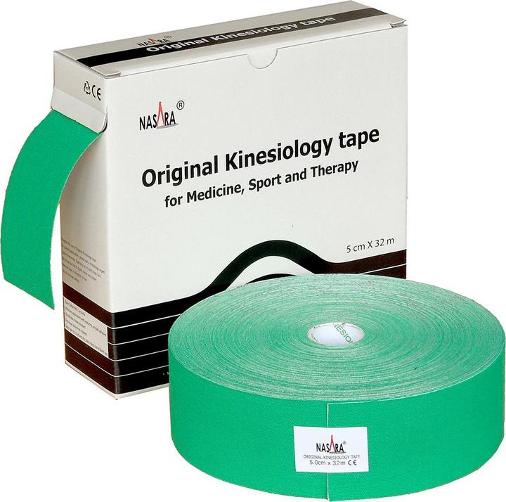 Nasara Kinesiology Tape XXL 5cmx32m - grün